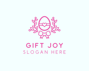 Pink Egg Decor logo design