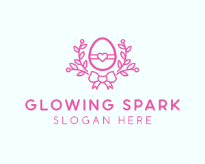 Pink Egg Decor logo design