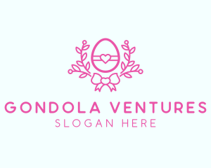 Pink Egg Decor logo design