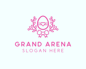 Pink Egg Decor logo design