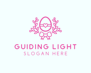 Pink Egg Decor logo design