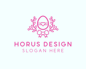 Pink Egg Decor logo design