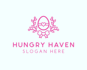 Pink Egg Decor logo design