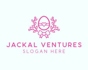 Pink Egg Decor logo design