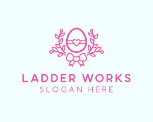 Pink Egg Decor logo design