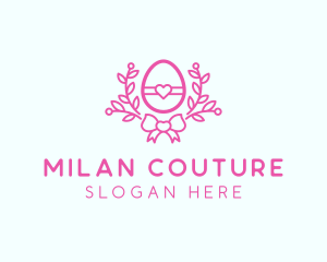 Pink Egg Decor logo design