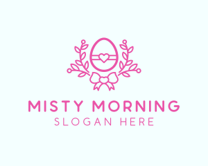 Pink Egg Decor logo design