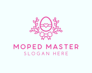 Pink Egg Decor logo design