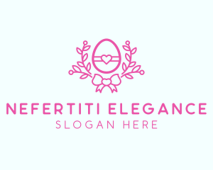 Pink Egg Decor logo design