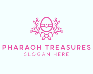 Pink Egg Decor logo design