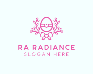 Pink Egg Decor logo design