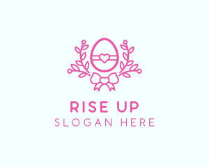 Pink Egg Decor logo design