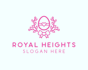 Pink Egg Decor logo design