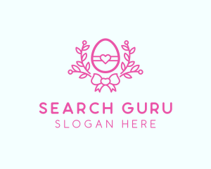 Pink Egg Decor logo design