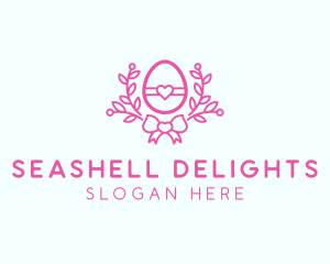 Pink Egg Decor logo design