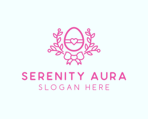 Pink Egg Decor logo design