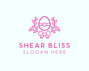 Pink Egg Decor logo design