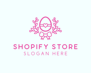 Pink Egg Decor logo design