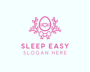 Pink Egg Decor logo design