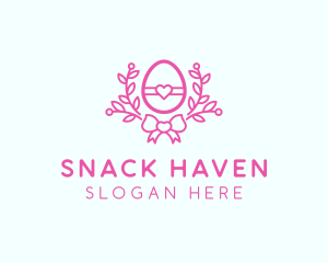 Pink Egg Decor logo design