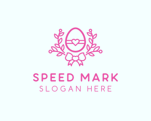 Pink Egg Decor logo design