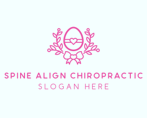 Pink Egg Decor logo design