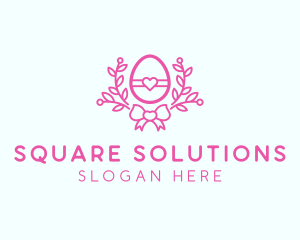 Pink Egg Decor logo design