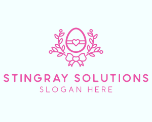 Pink Egg Decor logo design