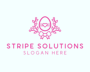 Pink Egg Decor logo design