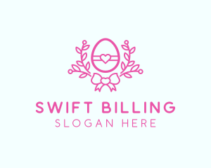 Pink Egg Decor logo design