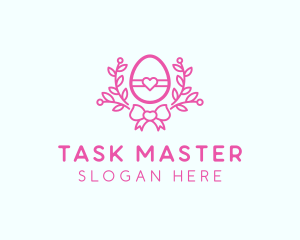 Pink Egg Decor logo design