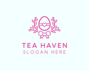 Pink Egg Decor logo design