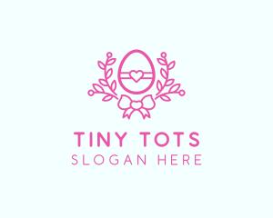 Pink Egg Decor logo design