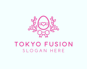 Pink Egg Decor logo design