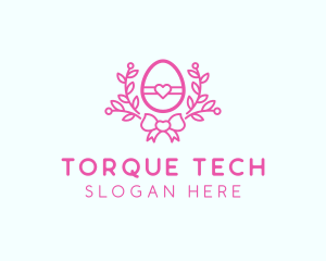 Pink Egg Decor logo design