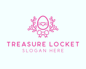 Pink Egg Decor logo design