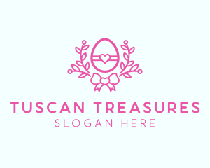 Pink Egg Decor logo design