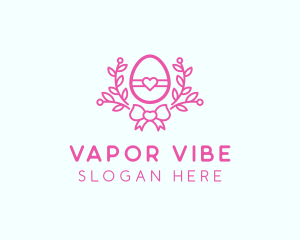 Pink Egg Decor logo design