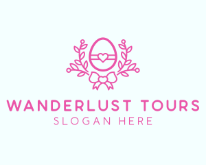 Pink Egg Decor logo design