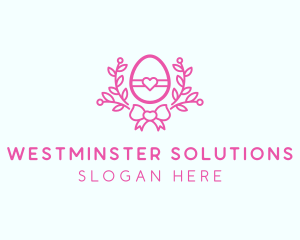 Pink Egg Decor logo design