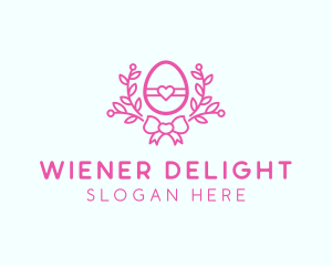 Pink Egg Decor logo design