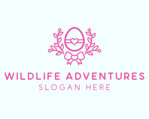 Pink Egg Decor logo design