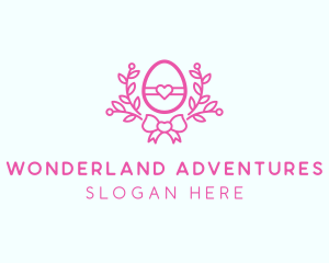 Pink Egg Decor logo design