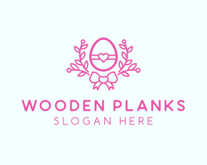 Pink Egg Decor logo design