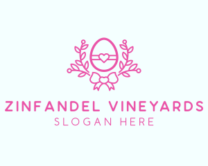 Pink Egg Decor logo design