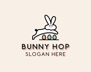 Bunny - Egg Easter Bunny logo design