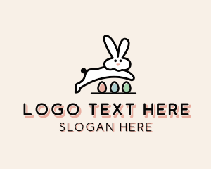 Bunny - Egg Easter Bunny logo design