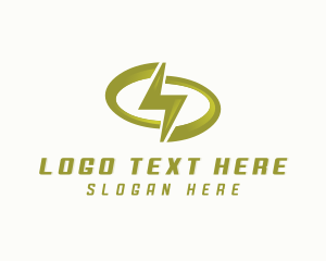 Charge - Lightning Bolt Energy logo design