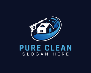 Water Cleaning Power Wash logo design