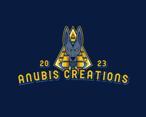 Egyptian Anubis Myth logo design